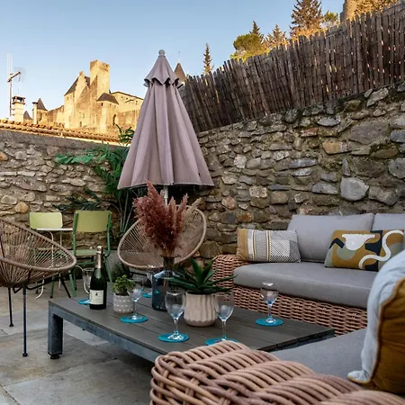 Villa Au Puits De La Cite - Terrasse Vue Cite - Wifi