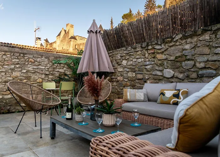 Villa Au Puits De La Cite - Terrasse Vue Cite - Wifi